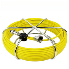 10-200M SYANSPAN Pipe Inspection Video Camera Wire,Drain Sewer Pipeline Industrial Endoscope System Cable Stainless Steel Coil