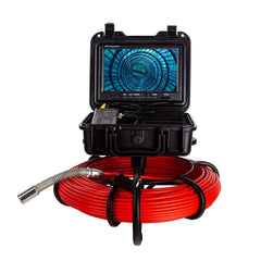 Pipe Inspection Camera, SYANSPAN 9Inch Screen 8GB DVR Drain Sewer Pipeline Industrial Endoscope 360 degree Camera Head20/50/100M - SYANSPAN