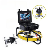 SYANSPAN 9"Pipe Inspection Video Camera,8GB DVR IP68 Drain Sewer Pipeline Industrial Endoscope 360 Degree Panning 20/50/100M - SYANSPAN