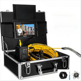 Pipe Inspection Camera 9Inch 1080P Screen SYANSPAN 512HZ Sonde and Self-Balancing Sewer Pipeline Endoscope IP68 23MM 8GB SD DVR - SYANSPAN