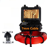 Pipe Inspection Camera, SYANSPAN 9Inch Screen 8GB DVR Drain Sewer Pipeline Industrial Endoscope 360 degree Camera Head20/50/100M - SYANSPAN