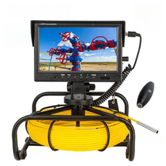 Pipe Inspection Camera 9inch HD1080P Monitor 6.5mm Sewer Pipeline Borescope, SYANSPAN 8GB DVR Video Drain Industrial Endoscope - SYANSPAN