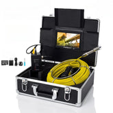 7" DVR Recording Function 150/200M HD Screen SYANSPAN Pipe Inspection Camera IP68 Drain Sewer Pipeline Industrial Endoscope - SYANSPAN