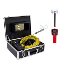 Pipe Inspection Camera 512Hz sonde/transmitter+self-leveling, SYANSPAN 9Inch HD1080P Screen Sewer Drain Industrail Endoscope DVR - SYANSPAN