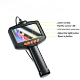 SYANSPAN Pipe Inspection Camera 4.3“ HD Screen 8mm Endoscope Camera IP67 Waterproof 2600mAh Battery HD 1080P for Pipe Car Repair - SYANSPAN