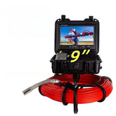 Pipe Inspection Camera 512Hz sonde/transmitter+self-leveling, SYANSPAN 9Inch HD1080P Screen Sewer Drain Industrail Endoscope DVR - SYANSPAN
